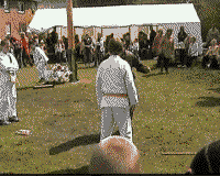 Lukas als Karatekämpfer Lukas als Karatekämpfer