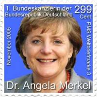 Merkel Briefmarke