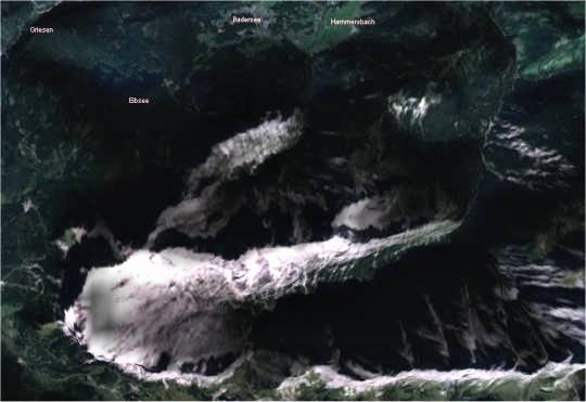 Die Zugspitze - mit NASA World Wind beobachtet