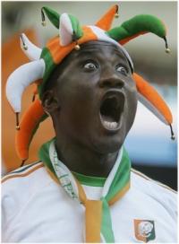 Elfenbeinküste-Fan Elfenbeinküste-Fan