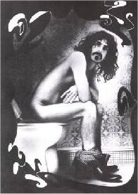 Frank Zappa auf dem Klo