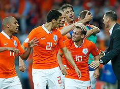EM 2008: Niederlande - Italien 3:0