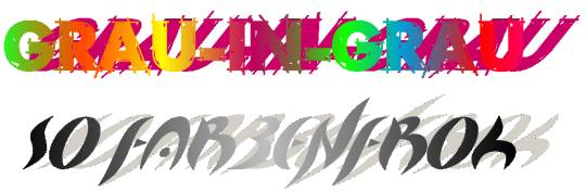 Grau-in-grau, so farbenfroh (0)