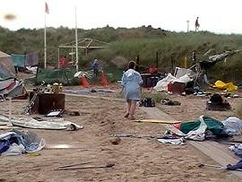 Tornado über Helgoland (Düne) 12.06.2010
