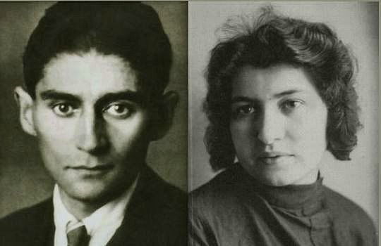 Franz Kafka (etwa 1923/24) - Dora Diamant (1928)