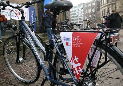 Mit dem Rad zum Kirchentag in Bremen
