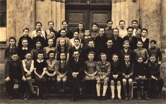Klaus in einer Schule Thüringen 1948