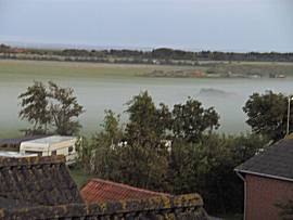 Abendlicher Nebel auf der Insel Neuwerk