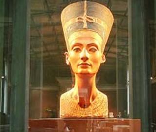 Büste der Nofretete im Neues Musem