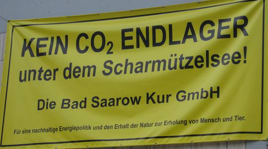 Kein CO2-Endlager unter dem Scharmützelsee