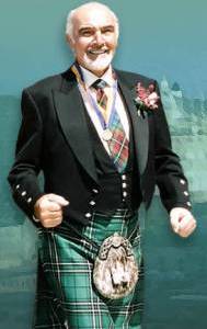 Sean Connery mit Kilt