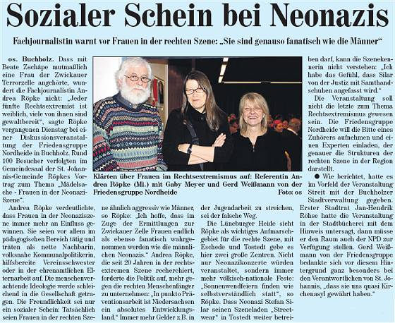 Sozialer Schein bei Neonazis Sozialer Schein bei Neonazis