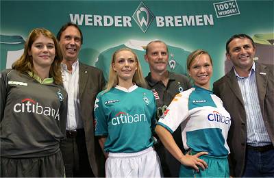 Trikots des SV Werder Bremen für die Saison 2008/2009
