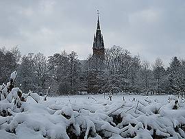 Johannes-Kirche im Töster Winter