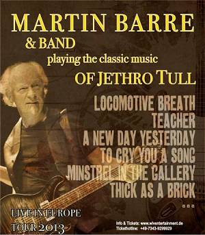 Martin Barre & Band – Live in Europe Tour 2013