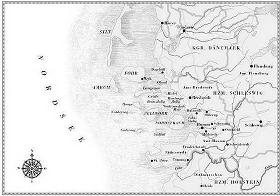 Husum und Umgebung im 19. Jahrhundert