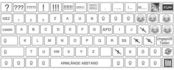 Tastatur für ‚besorgte Bürger‘