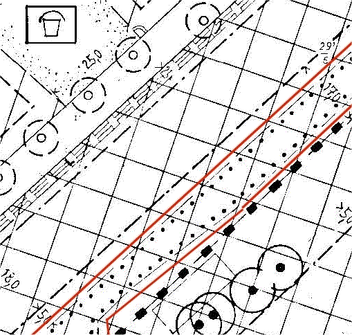 Ausschnitt aus dem Bebauungsplan Tostedt Nr. 22 – Karlstraße: Grünzone - 1:1000