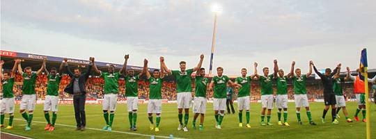 Dank an die Fans: Werder siegt 1:0 in Braunschweig