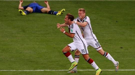 WM 2014: Endspiel Deutschland-Argentinien 1:0 - Torschütze Götze – Passgeber Schürrle