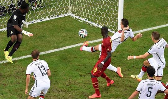 Fußball-WM 2014: Kloses 15. WM-Treffer zum 2:2 gegen Ghana