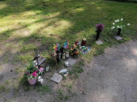 Buchholzer Friedhof St. Paulus: Sternenkinder-Feld und Kinder-Gräber