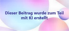 Dieser Beitrag wurde zum Teil von KI erstellt