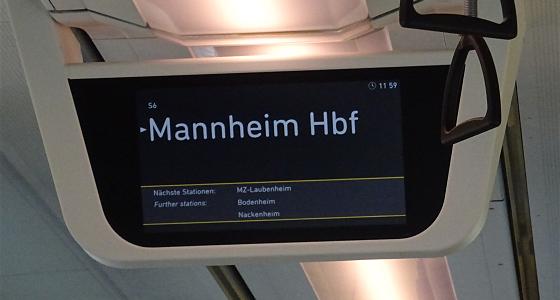 26.08.2022 – Abfahrt 11 Uhr 52 ab Mainz – nach MANNHEIM